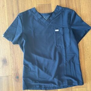 Figs Technical Collection Dark Blue Scrub Top